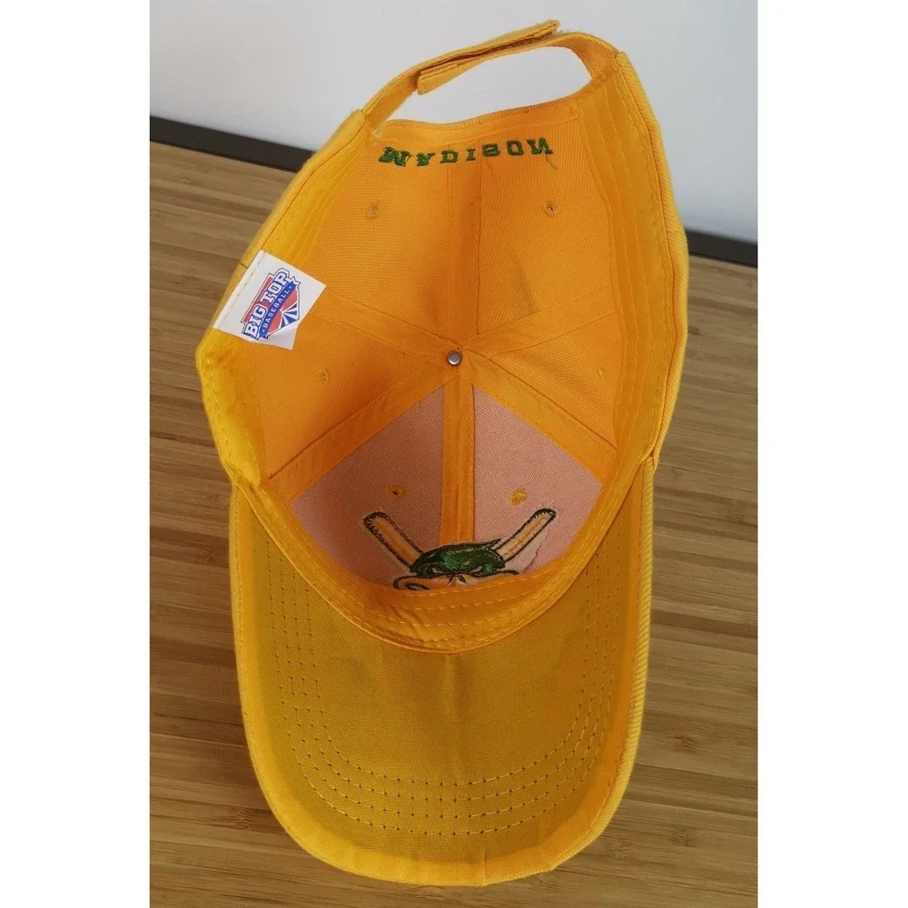 Madison Mallards Baseball Hat Cap Big Top Yellow Adjustable